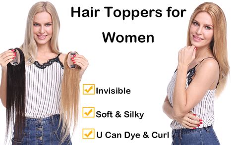 Hair Toppers For Thinning Crown Hair Women 100 Remy Human Hair