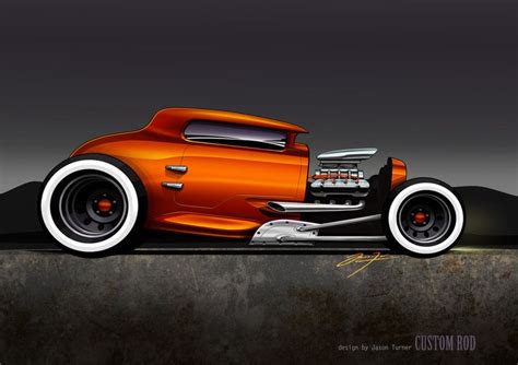 87 Best Old Style Hotrod Art Images On Pinterest Car Drawings Cars