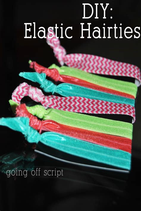 Divide your hair into its original sections. DIY: Elastic Hair Ties | Elastic hair ties, Diy elastic, Hair ties