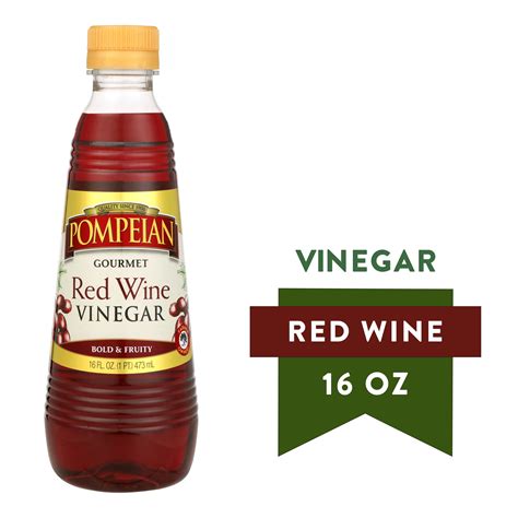 Pompeian Red Wine Vinegar Fl Oz Walmart Com
