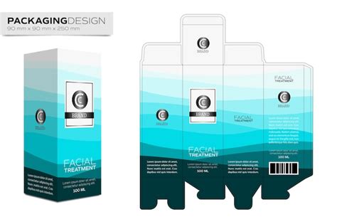 Premium Vector Packaging Box Design Template Layout With Mandala