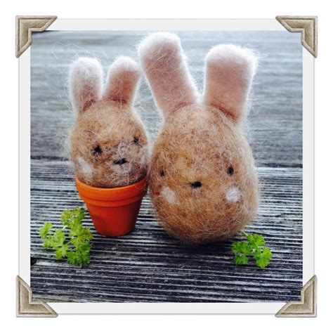 8 Artistic Needle Felted Bunny Tutorials Guide Patterns