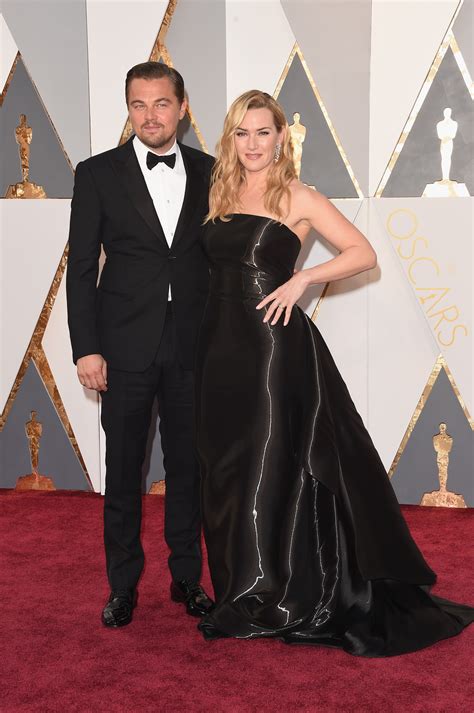 Leonardo Dicaprio And Kate Winslet Oscars Leo And Kate Red Carpet Dates