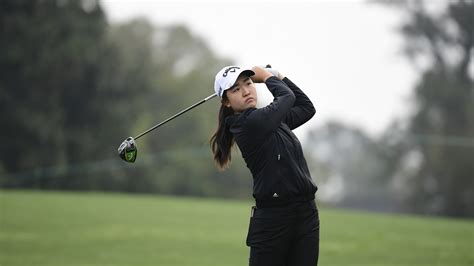 Rose Zhang Of The United States Plays A Shot From The No 10 Tee During The Augusta National