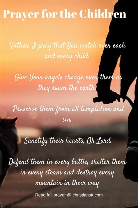 Prayer For The Children Christianstt