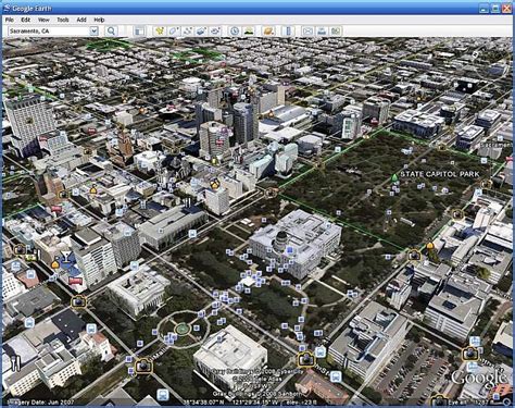 Viewing your story as a presentation and sharing it with a collaborator. Google Earth 6.2 (3D) - (Street View)