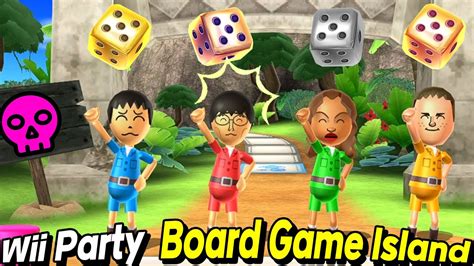 wii party board game island gameplay shinta vs ren vs naomi vs michael alexgamingtv youtube