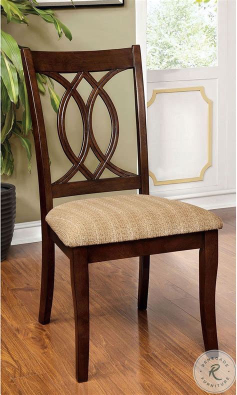 Carlisle Brown Cherry Side Chair Set Of 2 From Furniture Of America