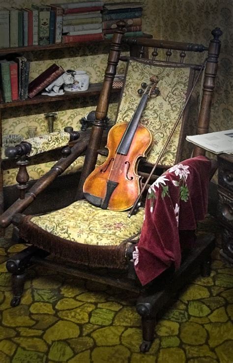 Violin on chair ~* photo - RH Photography photos at pbase.com