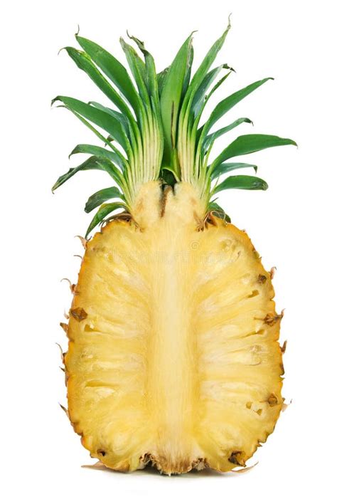 Cut Of Pineapple Stock Photo Image Of Green Citrus Fresh 3035142