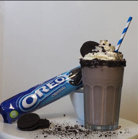 Receta De Oreo Milkshake Malteada De Oreo Batido De Oreo Recetas Oreo