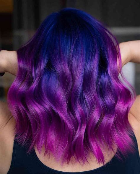 25 Incredible Examples Of Blue And Purple Hair In 2022