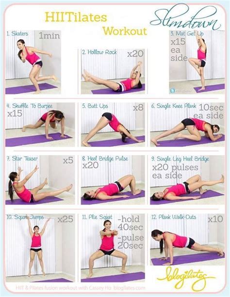 Minute Pilates Workout For Beginners Full Body Workout Blog