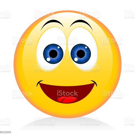 Emoji Emoticon Happy Stock Illustration Download Image Now Cartoon