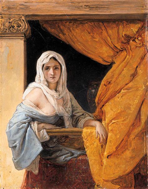 Odalisque 1867 By Francesco Hayez 1791 1882 Italy Paintings