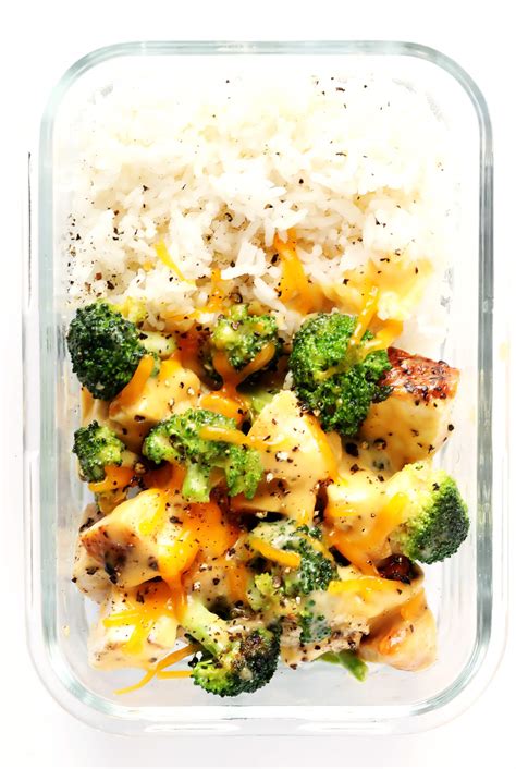 However, if you wish to skip the frying pan and cook inside the oven instead. Cheesy Broccoli, Chicken and Rice Bowls (Meal Prep ...