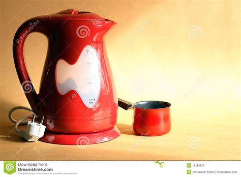 Modern models of electric kettles consist of the following components: Modern Electric Kettle stock photo. Image of appliance ...