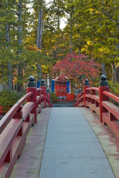 Japanese Travel Concepts Traditional Japanese River Bridge Across The