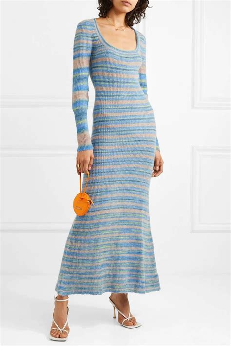 The Spring Dress Trend Everyone Should Try In 2020 Maxi Knit Dress Striped Knit Maxi Dress