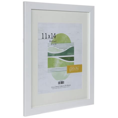 White Wood Wall Frame With Mat 11 X 14 Hobby Lobby 1921337