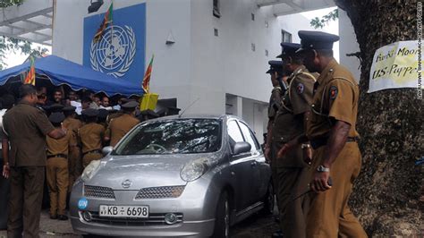 Protesters Lay Siege To Un Compound In Sri Lanka