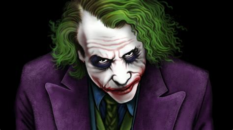 Joker Heath Ledger Artworks Wallpaperhd Superheroes Wallpapers4k