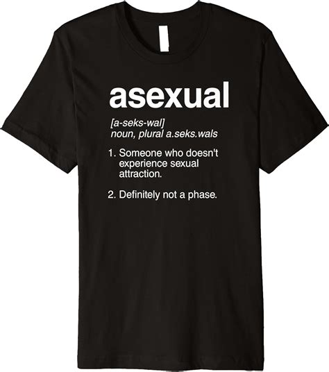 Asexual Dictionary Definition T Shirt Funny Ace Joke T Clothing