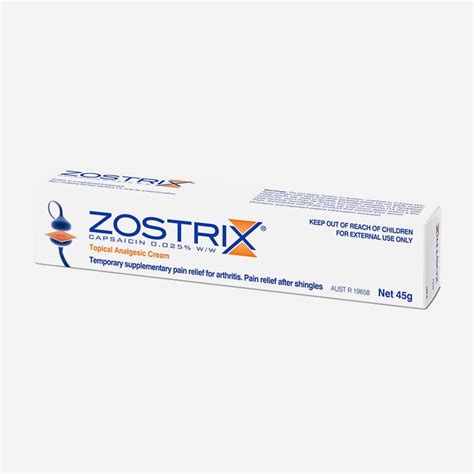 Zostrix Hp Topical Analgesic Cream G