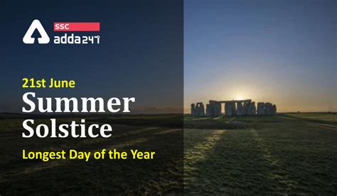 Summer Solstice 21st June Summer Solstice Longest Day Of The Year