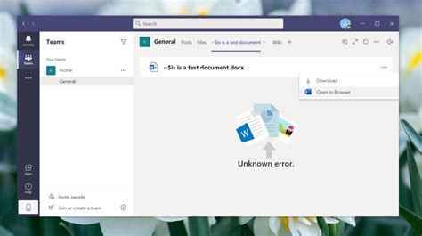 Be aware that the free version of microsoft teams is available only to those without a paid commercial office 365 subscription. How to FIX Microsoft Teams File Unknown Error