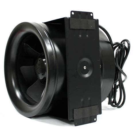 In a perfect setup coming straight from the air plenum, if there was 4 lengths of 10 flex each with a 90 deg bend. 10" Inline Fan 1019 CFM Duct Booster Exhaust Cooling ...