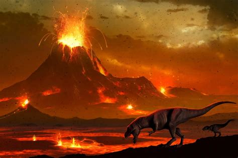 Volcano Powered Climate Change Drove Dinosaurs Ascent To Dominate