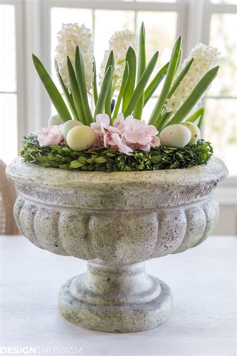 Easter Centerpieces How To Diy A Super Easy Inexpensive Arrangement