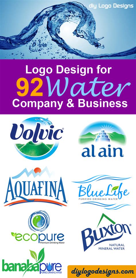 92 Logo Design For Water Company And Business See Full Collection