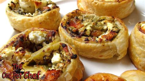 5 Ingredient Pesto Pastry Scrolls One Pot Chef Youtube Pastry