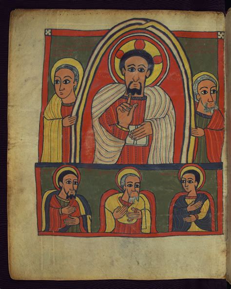 Illuminated Manuscript Ethiopian Gospels Transfiguration Flickr