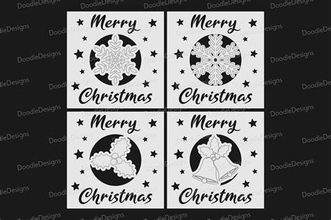 Pop Up Christmas Card Svg Bundle Graphic By Doodledesignsstoregb