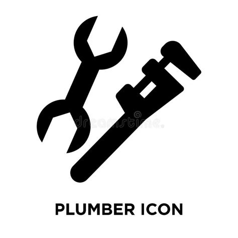 Plumber Icon In Filled Thin Line Outline And Stroke Style Vector