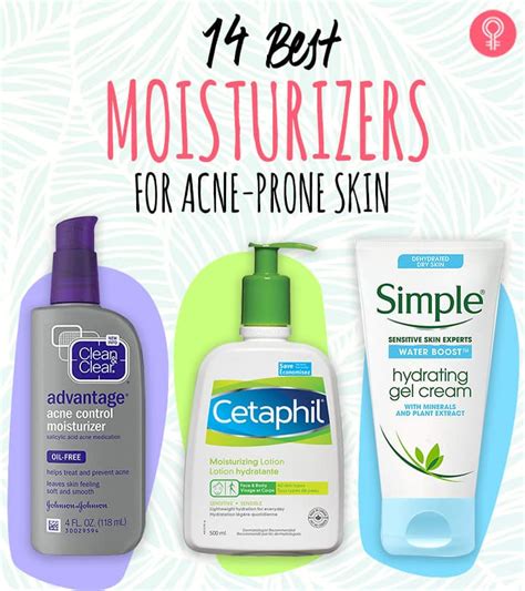 14 Best Moisturizers For Acne Prone Skin