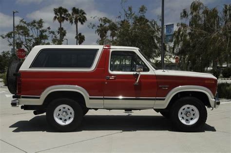 1986 Ford Bronco Xlt Automatic 4x4 V8 Other Gasoline