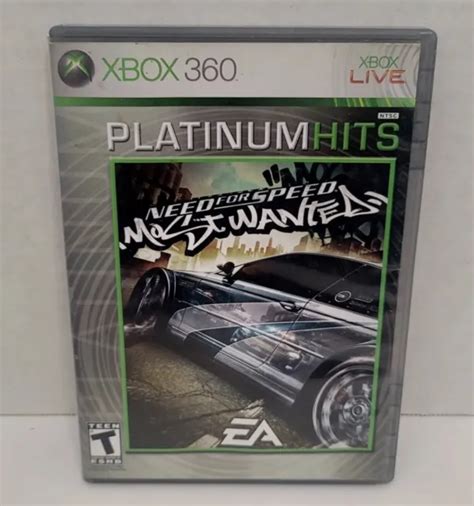 NEED FOR SPEED Most Wanted Microsoft Xbox Clean Game Disc PicClick