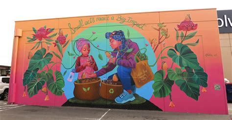 ‘small Acts Make A Big Impact Mural Sustainability Victoria Campaign
