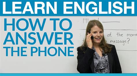 Learning English How To Answer The Phone Professionally