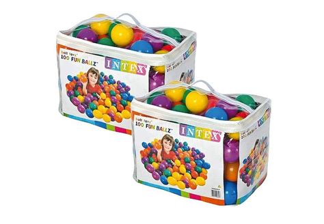 Intex Multi Coloured 100 Piece Fun Balls Pack Of 2 Buy Online In South Africa