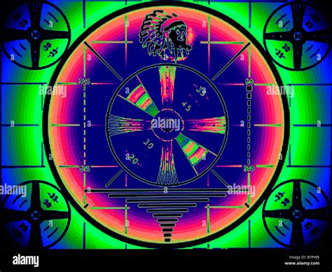 Tv Test Pattern Hi Res Stock Photography And Images Alamy