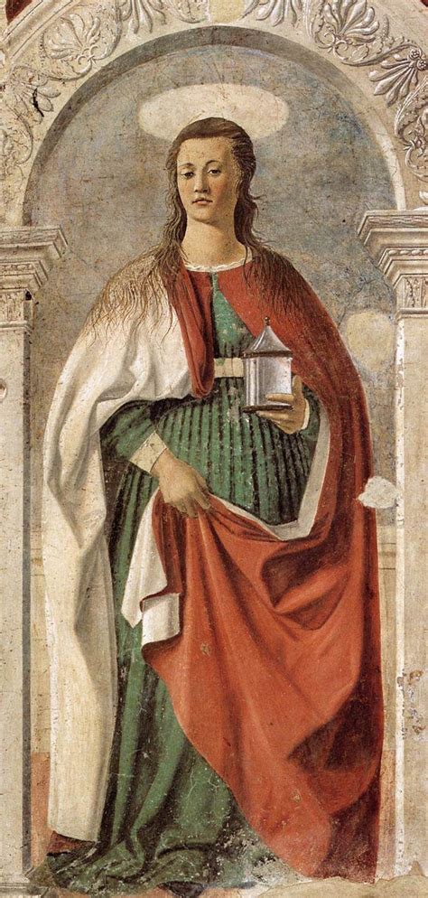 Cave To Canvas Piero Della Francesca St Mary Magdalene 1460 Arte