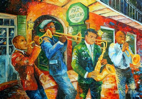 Jazz Jam In New Orleans Painting By Diane Millsap Fine Art America
