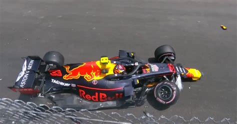 The car of ferrari driver charles leclerc of monaco is taken off the track after a crash during the qualifying session at the monaco. Verstappen start na crash achteraan in Monaco | Formule 1 ...