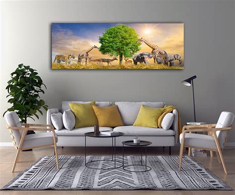 Large Group Of African Safari Animals Wildlife Conservation Aoay1397