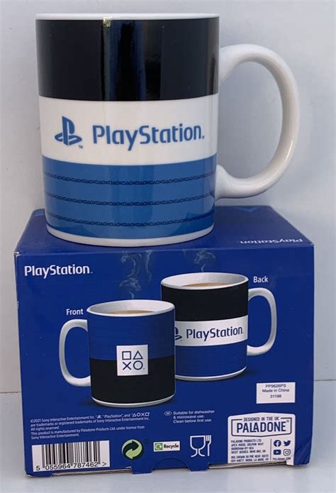 Paladone Sony Playstation Ps5 Coffee Mug Tea Gaming New T Box Ebay